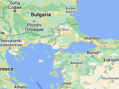 Map showing location of Keşan (40.85583, 26.63028)