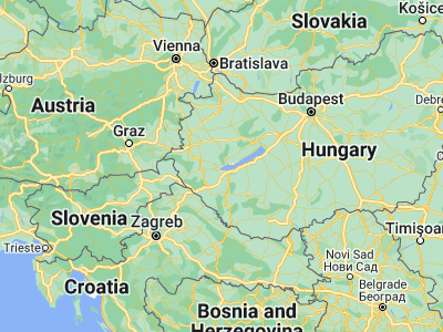 Map showing location of Keszthely (46.76812, 17.24317)