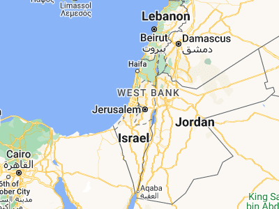Map showing location of Kfar NaOranim (31.91982, 35.03669)
