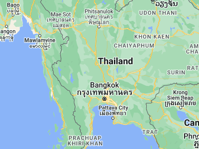 Map showing location of Khai Bang Rachan (14.79983, 100.31022)