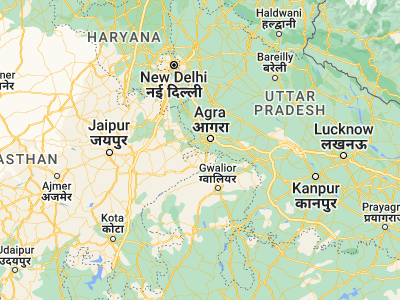 Map showing location of Khairāgarh (26.94269, 77.8189)
