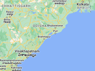 Map showing location of Khallikot (19.61667, 85.08333)