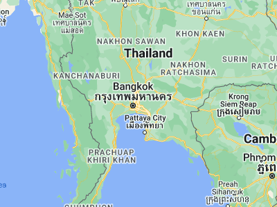 Map showing location of Khan Na Yao (13.82609, 100.67933)