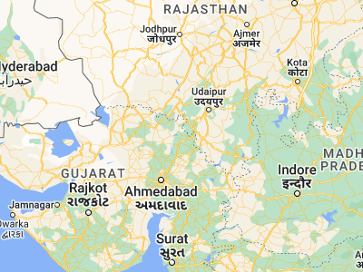 Map showing location of Khed Brahma (24.03165, 73.04697)