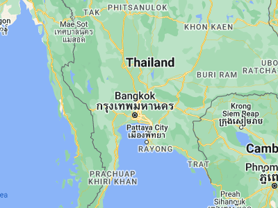 Map showing location of Khlong Luang (14.06467, 100.64578)