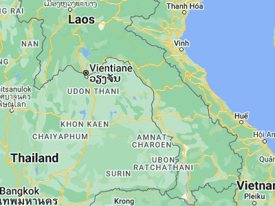 Map showing location of Khok Si Suphan (17.04507, 104.2756)