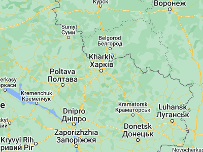 Map showing location of Khorosheve (49.85279, 36.21948)