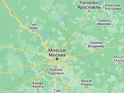 Map showing location of Khot'kovo (56.25699, 37.99544)