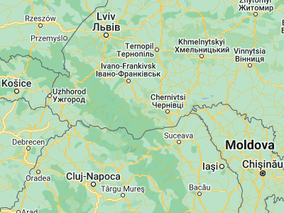 Map showing location of Khymchyn (48.38639, 25.14803)