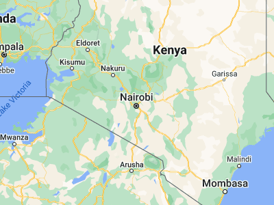 Map showing location of Kiambu (-1.16667, 36.83333)