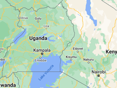 Map showing location of Kibuku (1.04333, 33.7975)