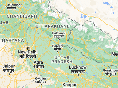 Map showing location of Kichha (28.91173, 79.51535)