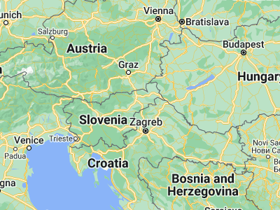 Map showing location of Kidričevo (46.40361, 15.79111)