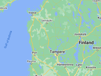 Map showing location of Kihniö (62.2, 23.18333)