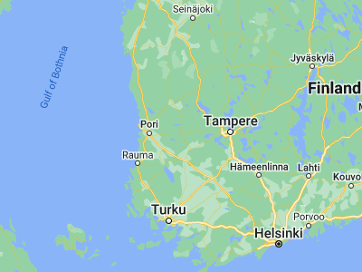 Map showing location of Kiikoinen (61.45, 22.58333)