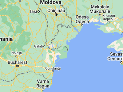 Map showing location of Kiliya (45.45518, 29.26367)