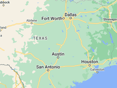 Map showing location of Killeen (31.11712, -97.7278)