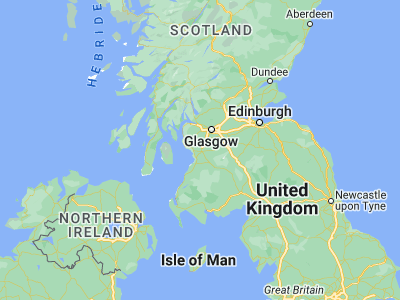 Map showing location of Kilmarnock (55.61171, -4.49581)