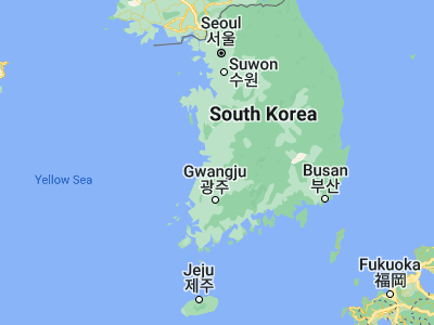 Map showing location of Kimje (35.80167, 126.88889)
