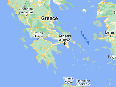 Map showing location of Kinéta (37.97094, 23.21832)