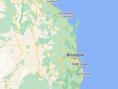 Map showing location of Kingaroy (-26.53994, 151.8373)
