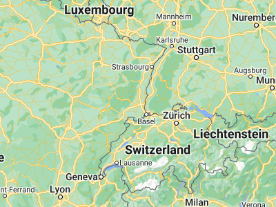 Map showing location of Kingersheim (47.79259, 7.33491)