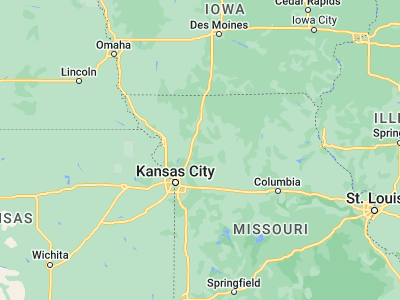 Map showing location of Kingston (39.64417, -94.03855)