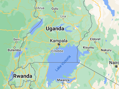 Map showing location of Kireka (0.3475, 32.64917)
