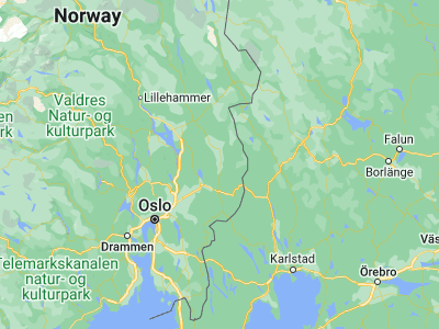 Map showing location of Kirkenær (60.45643, 12.05821)