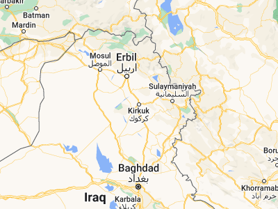 Map showing location of Kirkuk (35.46806, 44.39222)