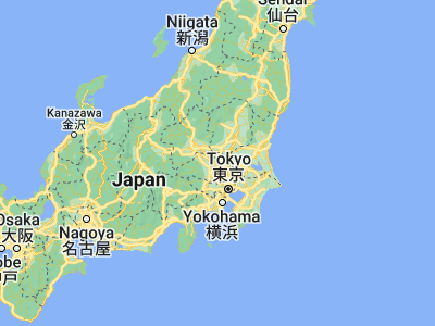 Map showing location of Kisai (36.1, 139.58333)