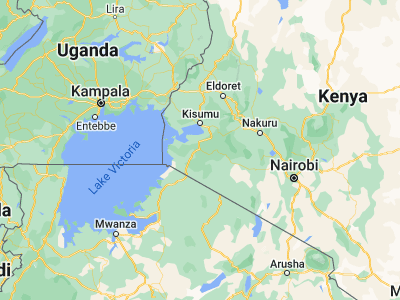 Map showing location of Kisii (-0.68174, 34.76666)