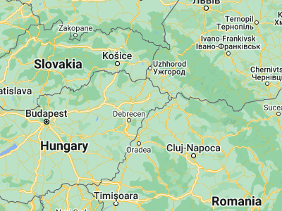 Map showing location of Kisléta (47.84244, 22.00393)