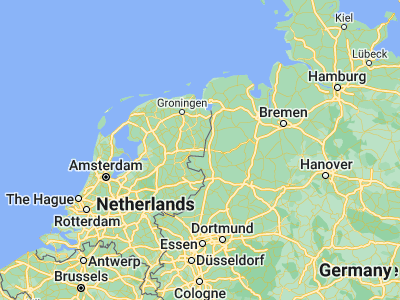 Map showing location of Klazienaveen (52.72417, 6.99028)