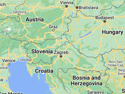 Map showing location of Klenovnik (46.27028, 16.07)