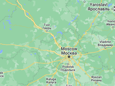 Map showing location of Klin (56.33333, 36.73333)