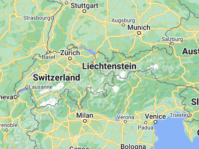 Map showing location of Klosters Serneus (46.88918, 9.83826)