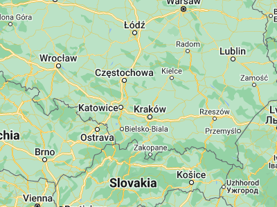 Map showing location of Klucze (50.33565, 19.56236)