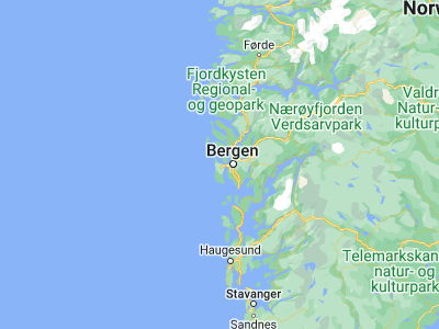 Map showing location of Knappskog (60.38194, 5.05583)