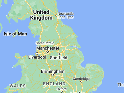 Map showing location of Knottingley (53.70778, -1.25639)