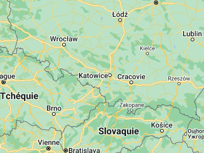 Map showing location of Knurów (50.21971, 18.65067)