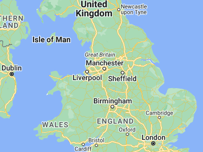 Map showing location of Knutsford (53.30289, -2.37482)