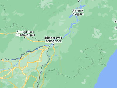 Map showing location of Knyaze-Volkonskoye (48.46547, 135.45582)