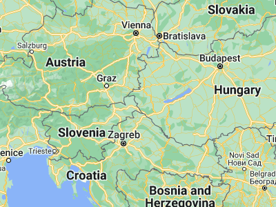 Map showing location of Kobilje (46.68472, 16.39778)