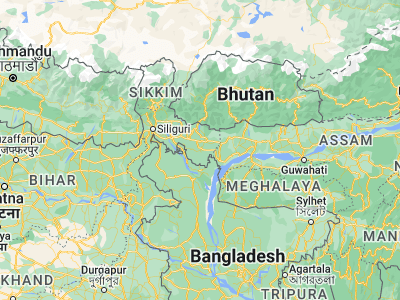 Map showing location of Koch Bihār (26.32539, 89.44508)