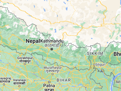 Map showing location of Kodāri (27.95251, 85.94847)