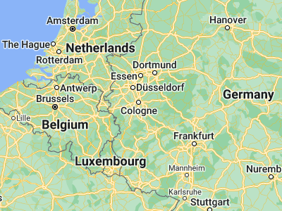 Map showing location of Köln-Porz (50.8888, 7.05707)