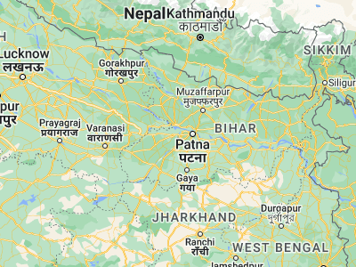 Map showing location of Koelwār (25.5811, 84.79632)