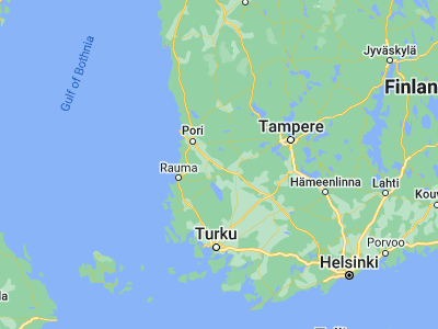Map showing location of Kokemäki (61.25647, 22.35643)