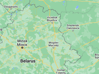 Map showing location of Kokhanava (54.4611, 30.0018)